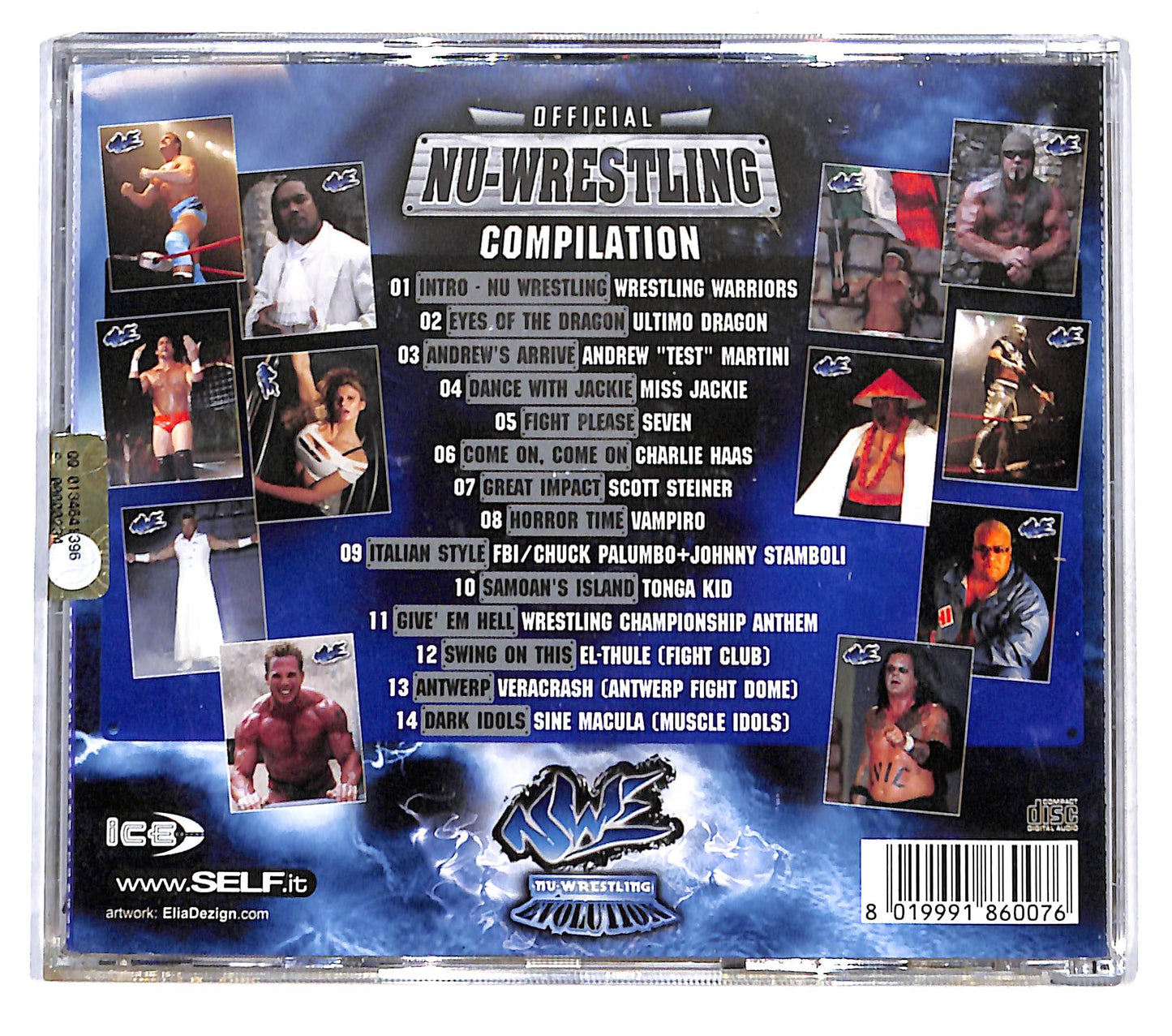 EBOND Various - Official Nu-Wrestling Compilation CD CB073113