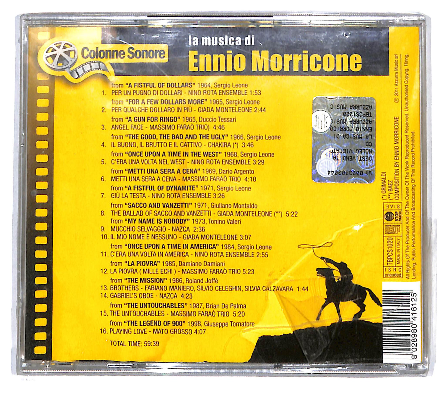EBOND Various - La Musica Di Ennio Morricone CD CB073116