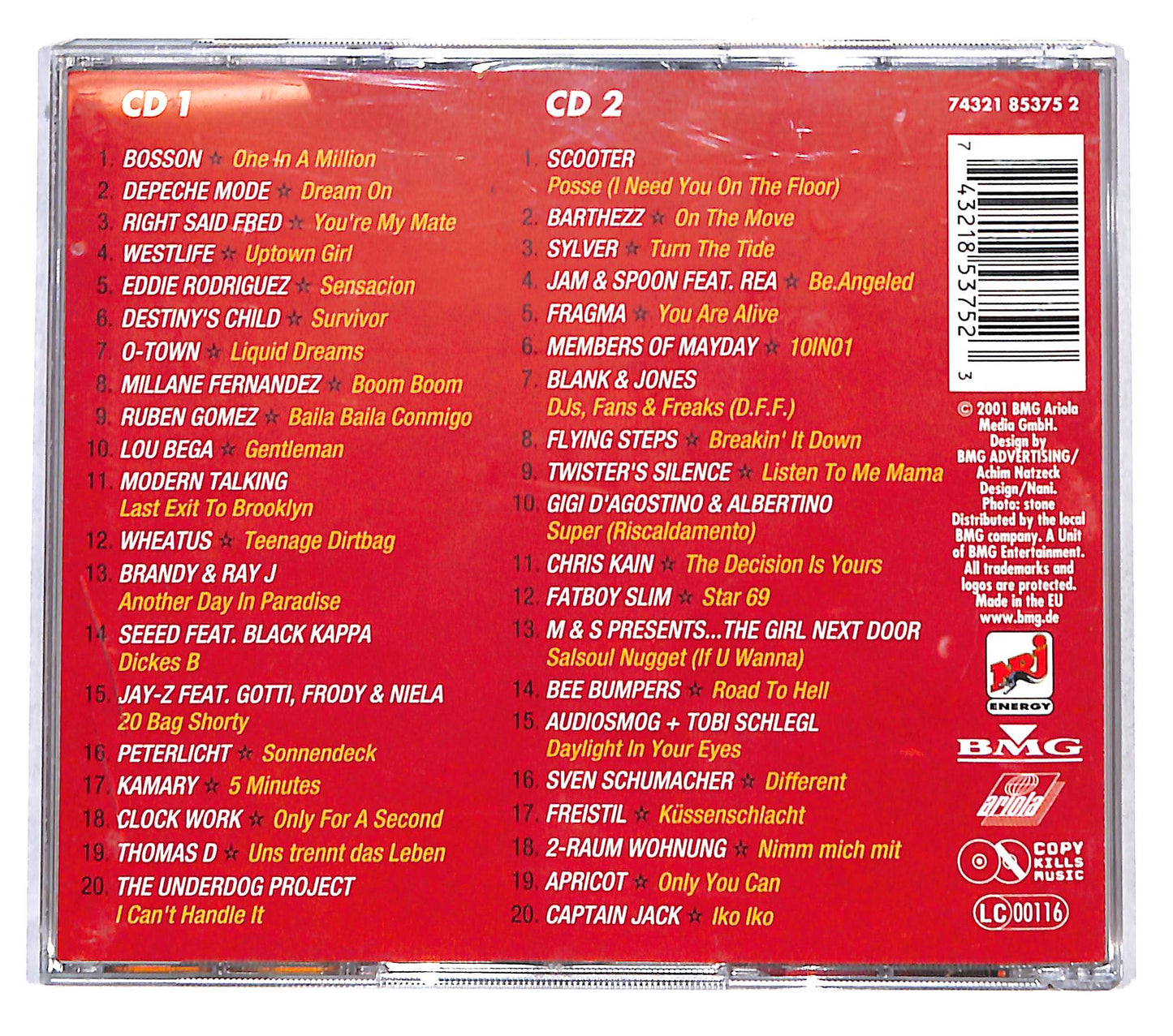EBOND Various - Booom 2001 - The Second CD CB073128