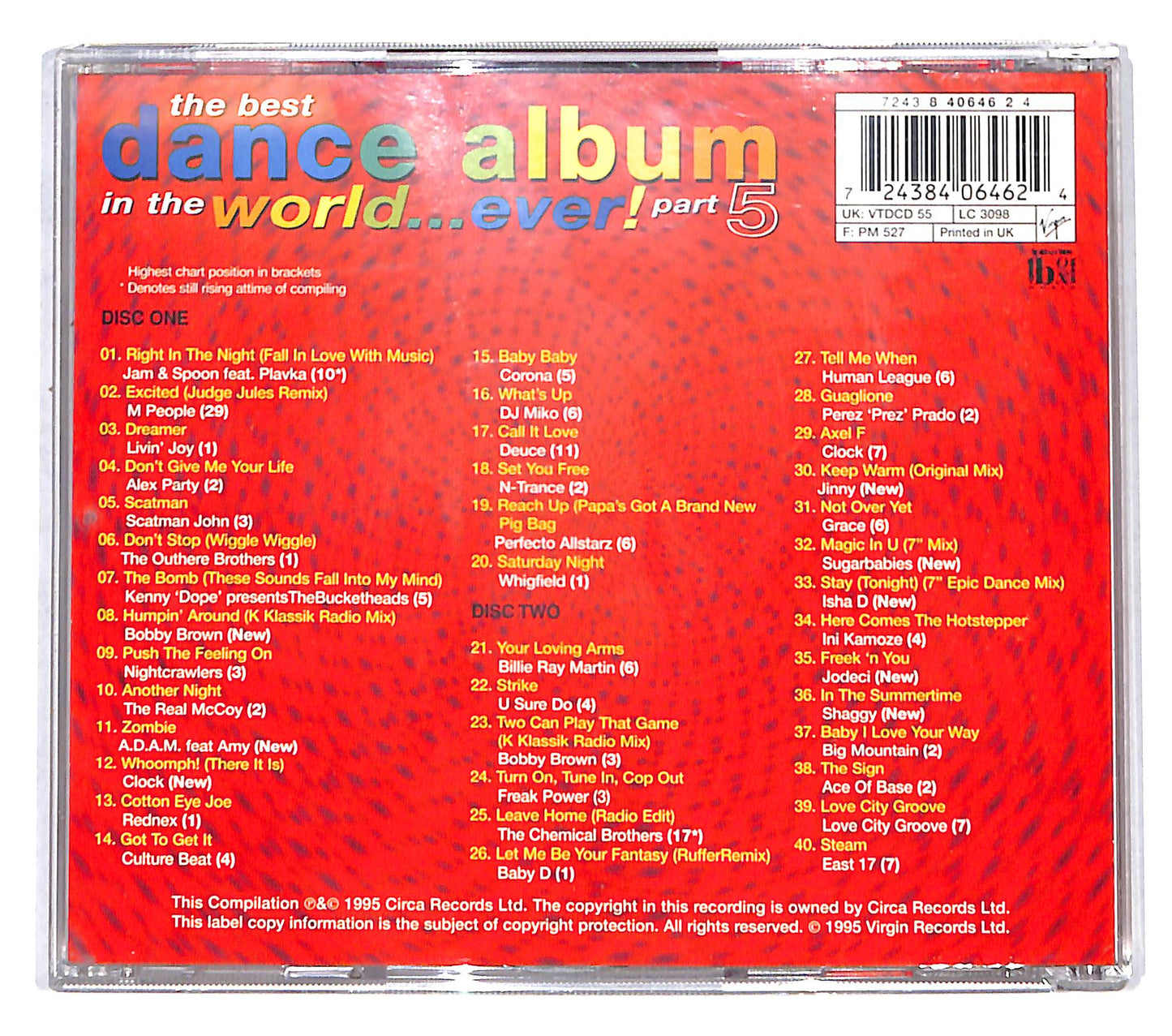 EBOND Various - The Best Dance Album In The World... Ever! Part 5 CD CB073821