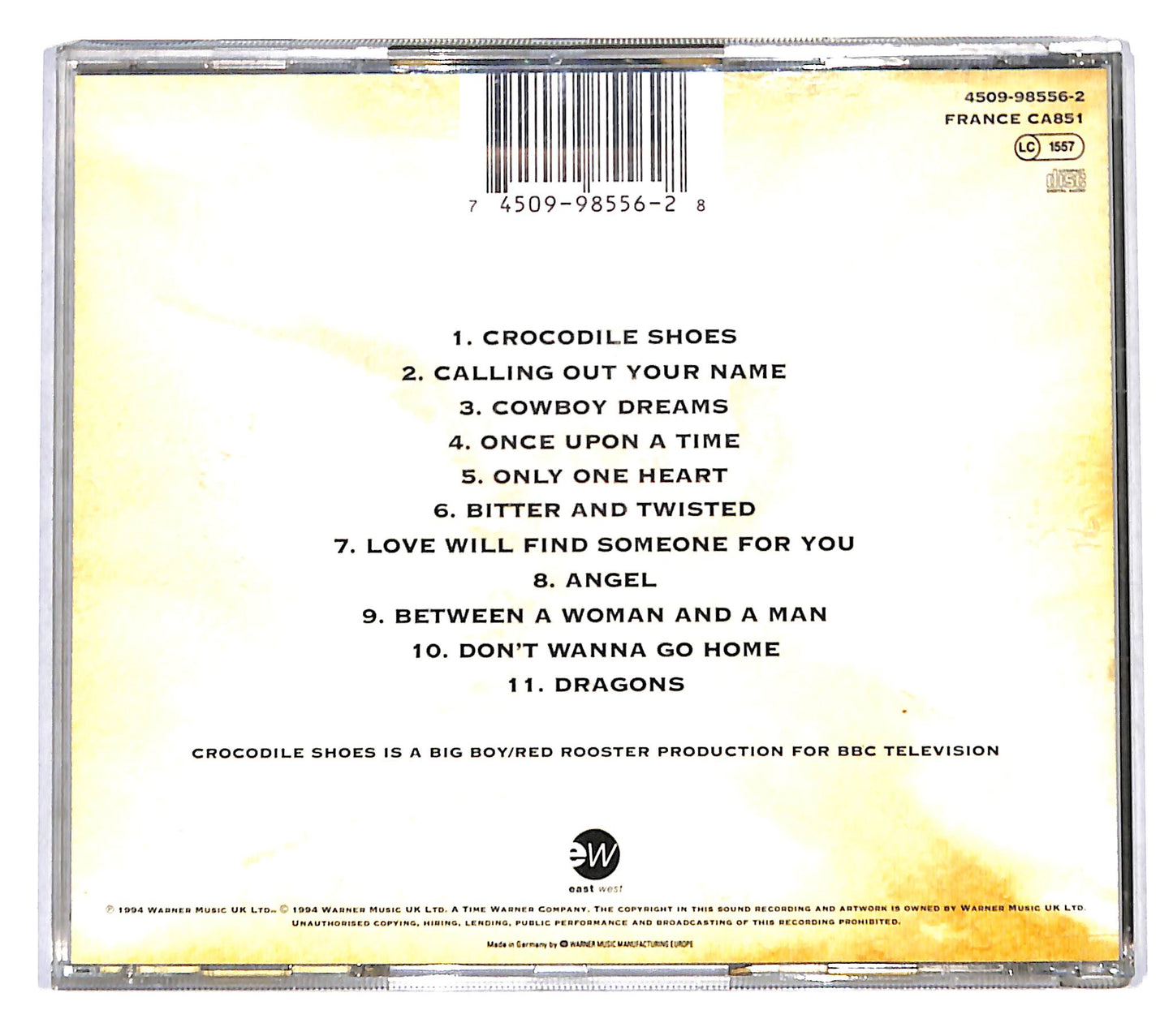EBOND Jimmy Nail - Crocodile Shoes CD CB073824