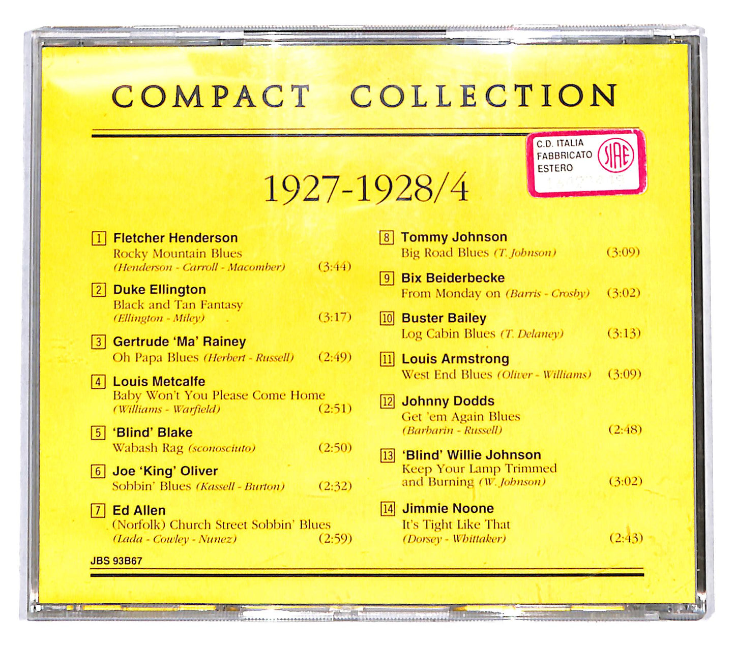 EBOND Various - 1927-1928/4 I Grandi Successi CD CB073831