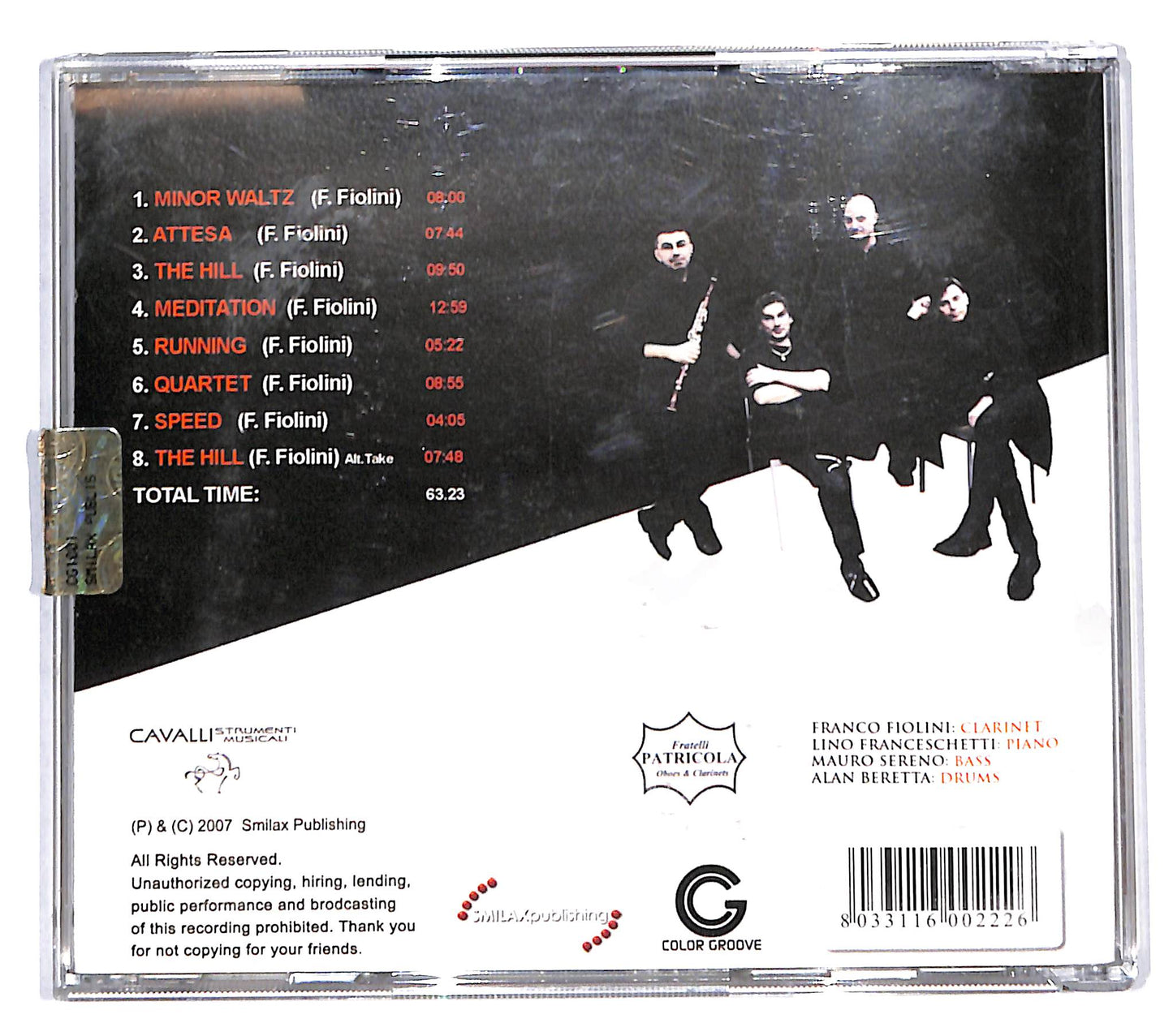 EBOND Franco Fiolini Quartet - Attesa CD CB073849