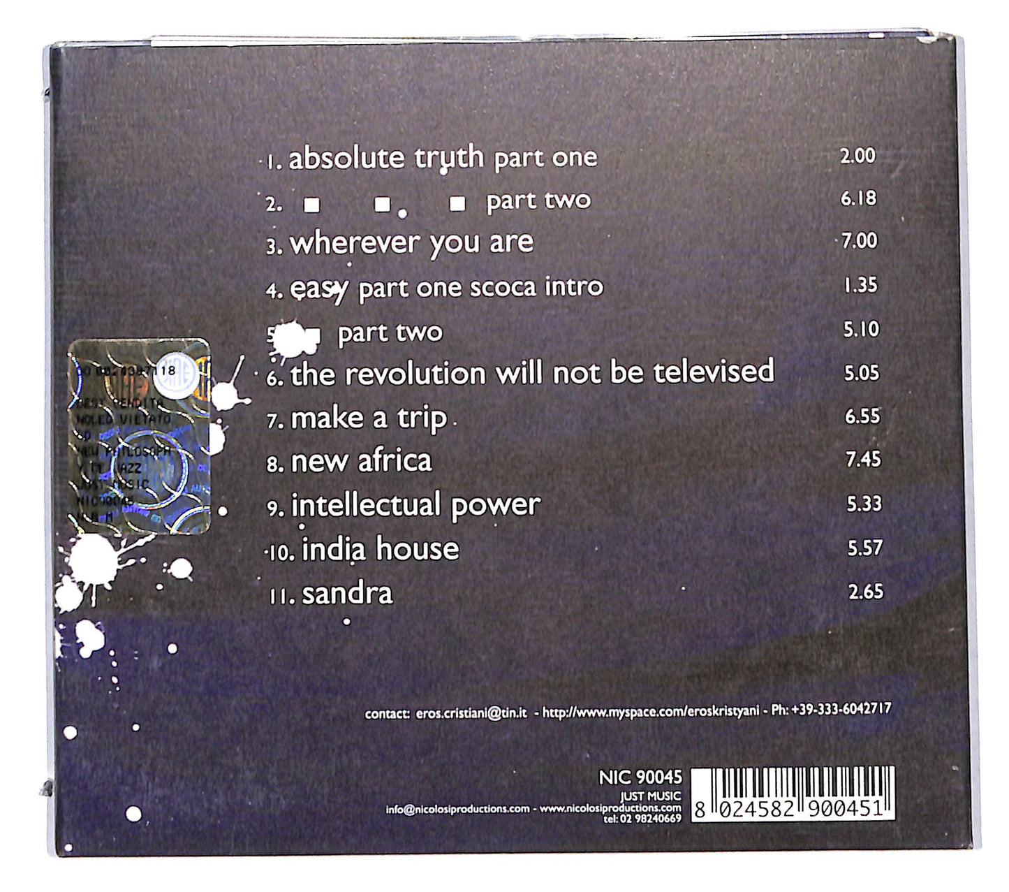 EBOND Eros Kristyani - New Philosophy Of Jazz DIGIPACK CD CB073850