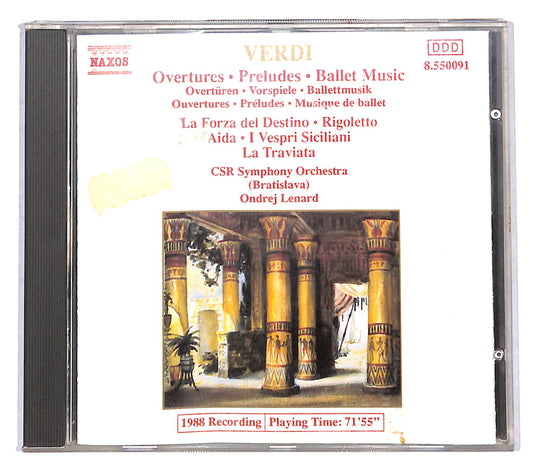 EBOND Verdi - Overtures - Preludes - Ballet Music CD CB073856