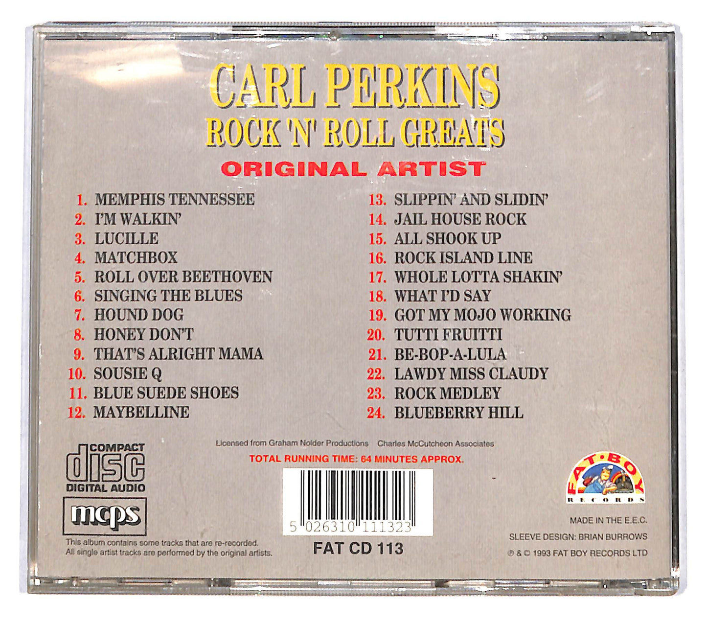 EBOND Carl Perkins - Rock 'N' Roll Greats CD CB074003