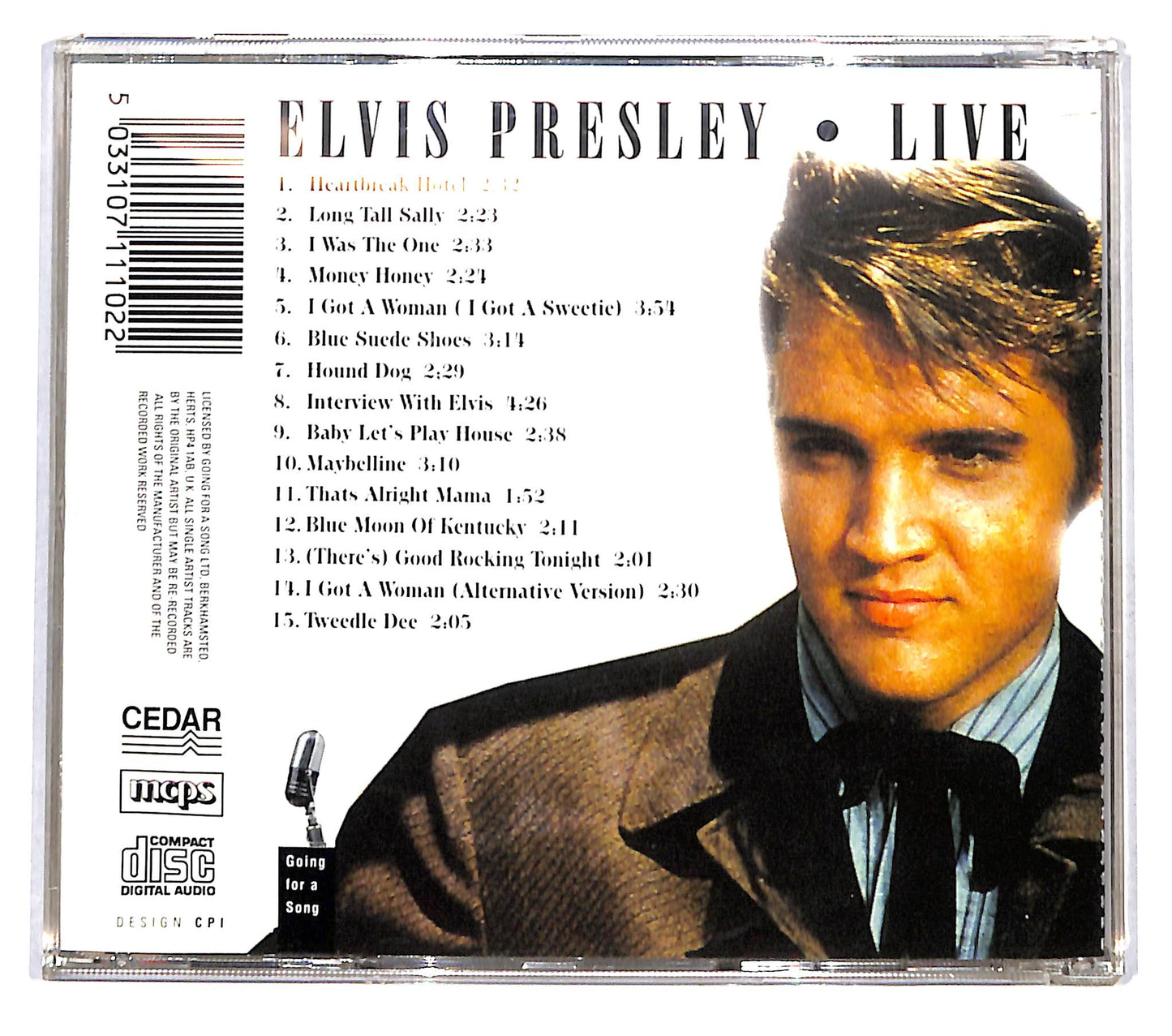 EBOND Elvis Presley - Live CD CB074030
