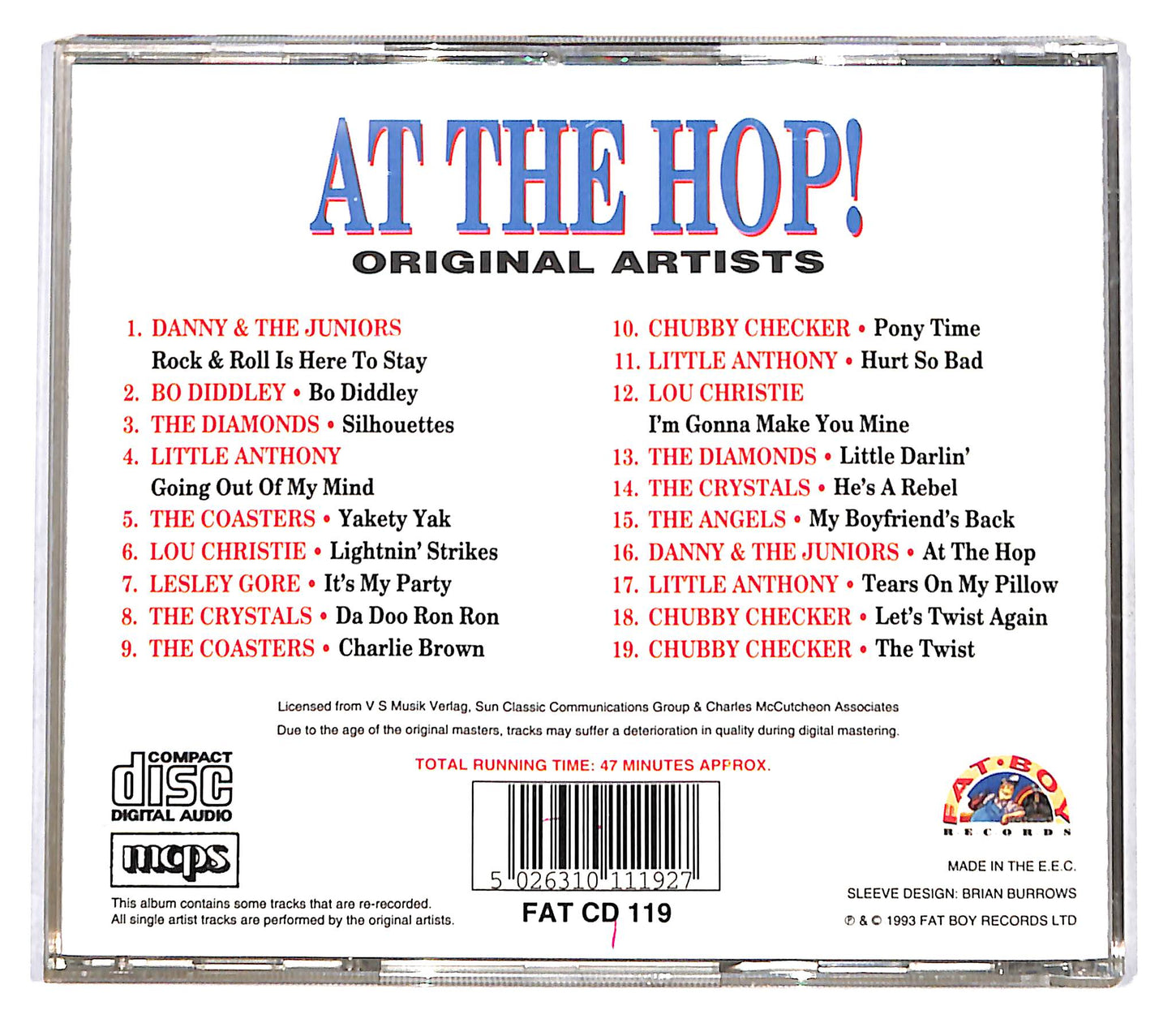 EBOND Various - At The Hop! CD CB074033