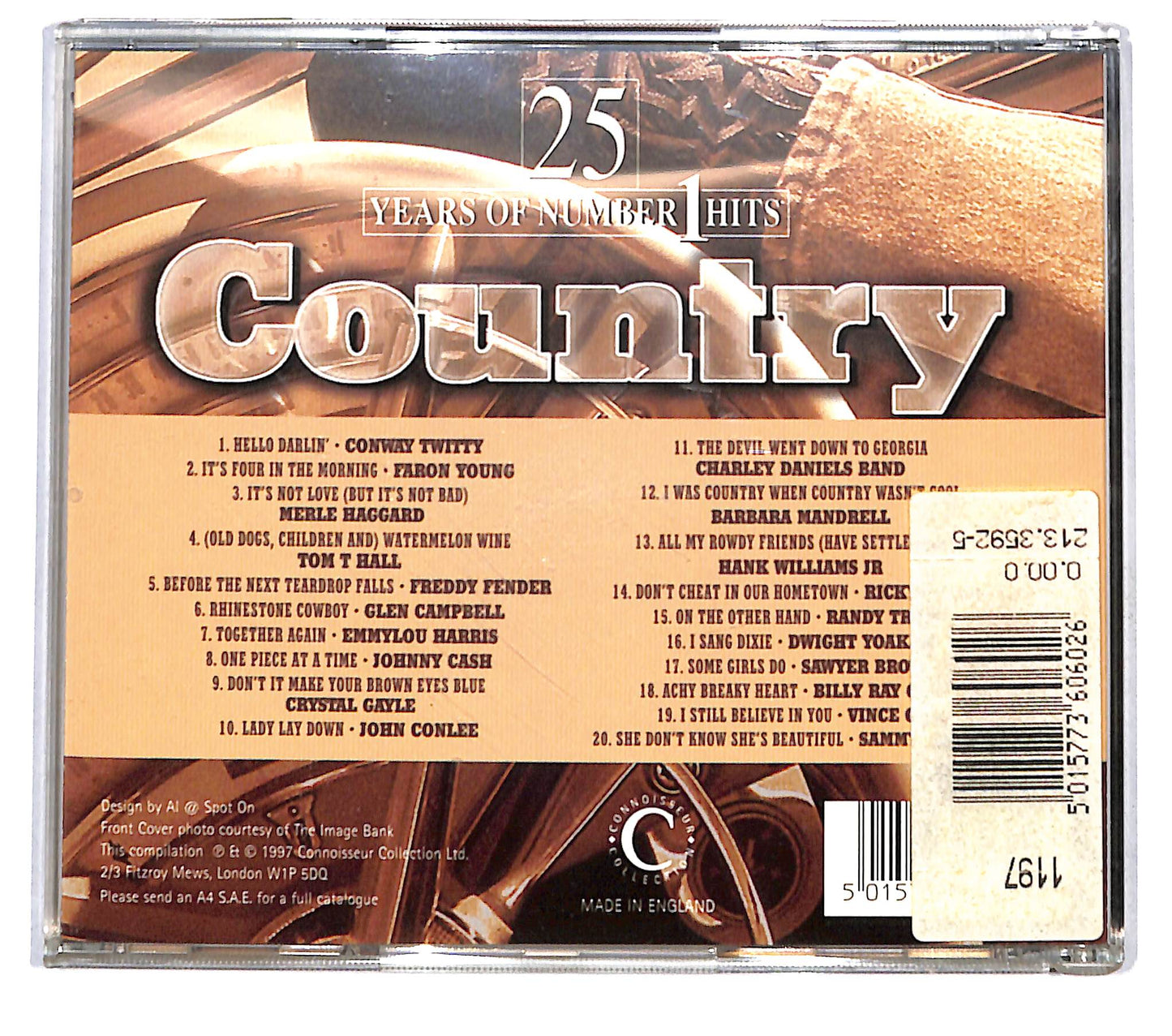 EBOND Various - 25 Years Of Number 1 Hits Country CD CB074037
