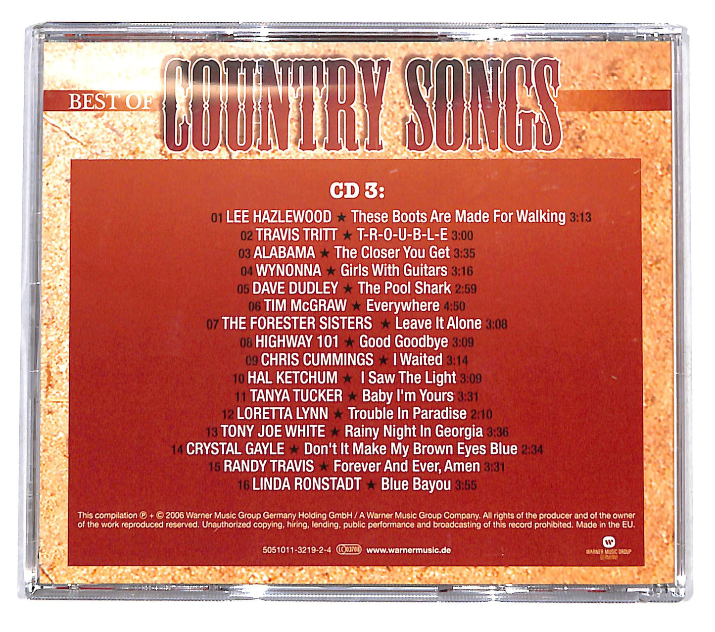 EBOND Various - Best Of Country Songs vol.3 EDIZIONE LIMITATA CD CB074047