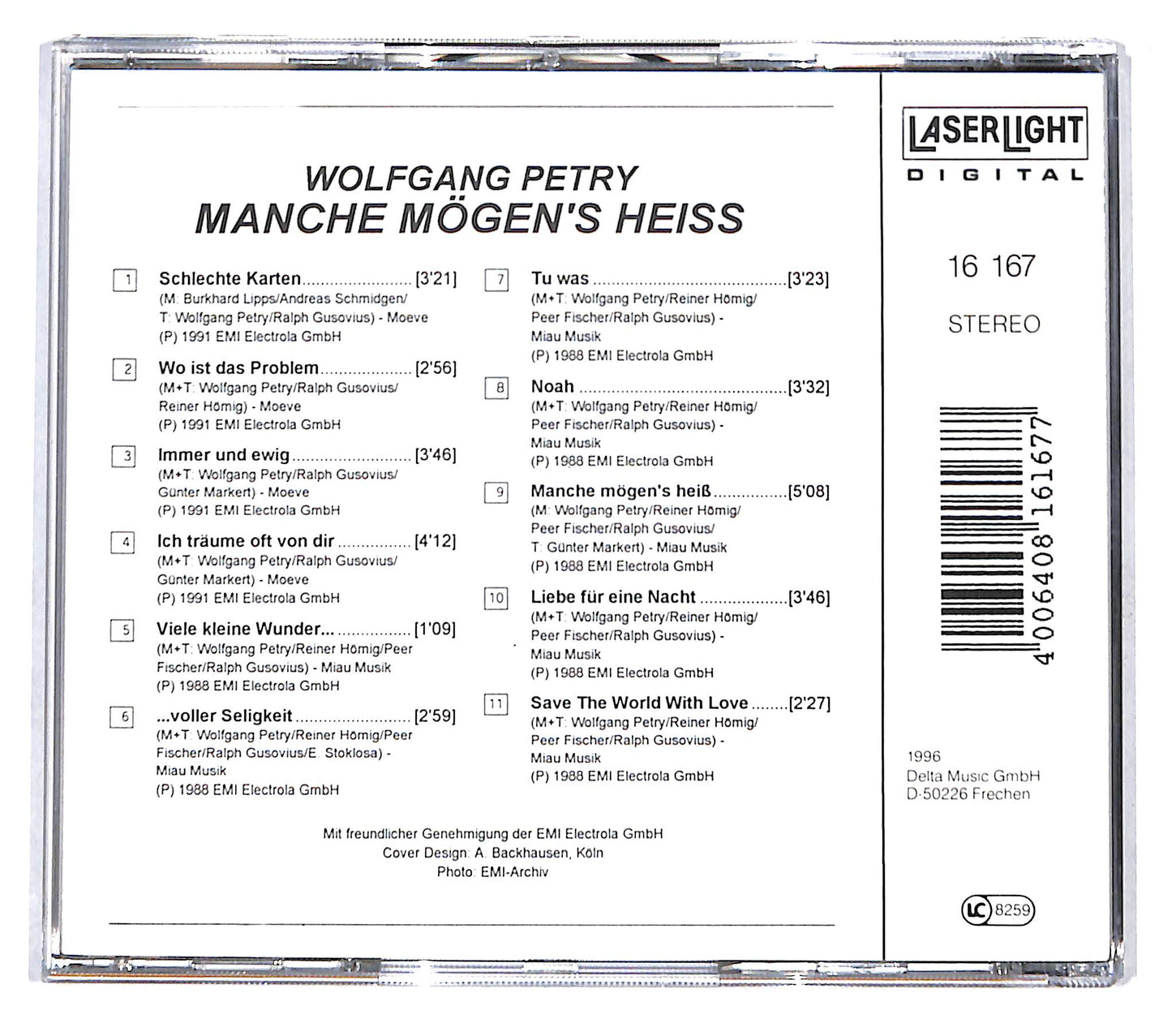 EBOND Wolfgang Petry - Manche Mogen's Heiss CD CB074049