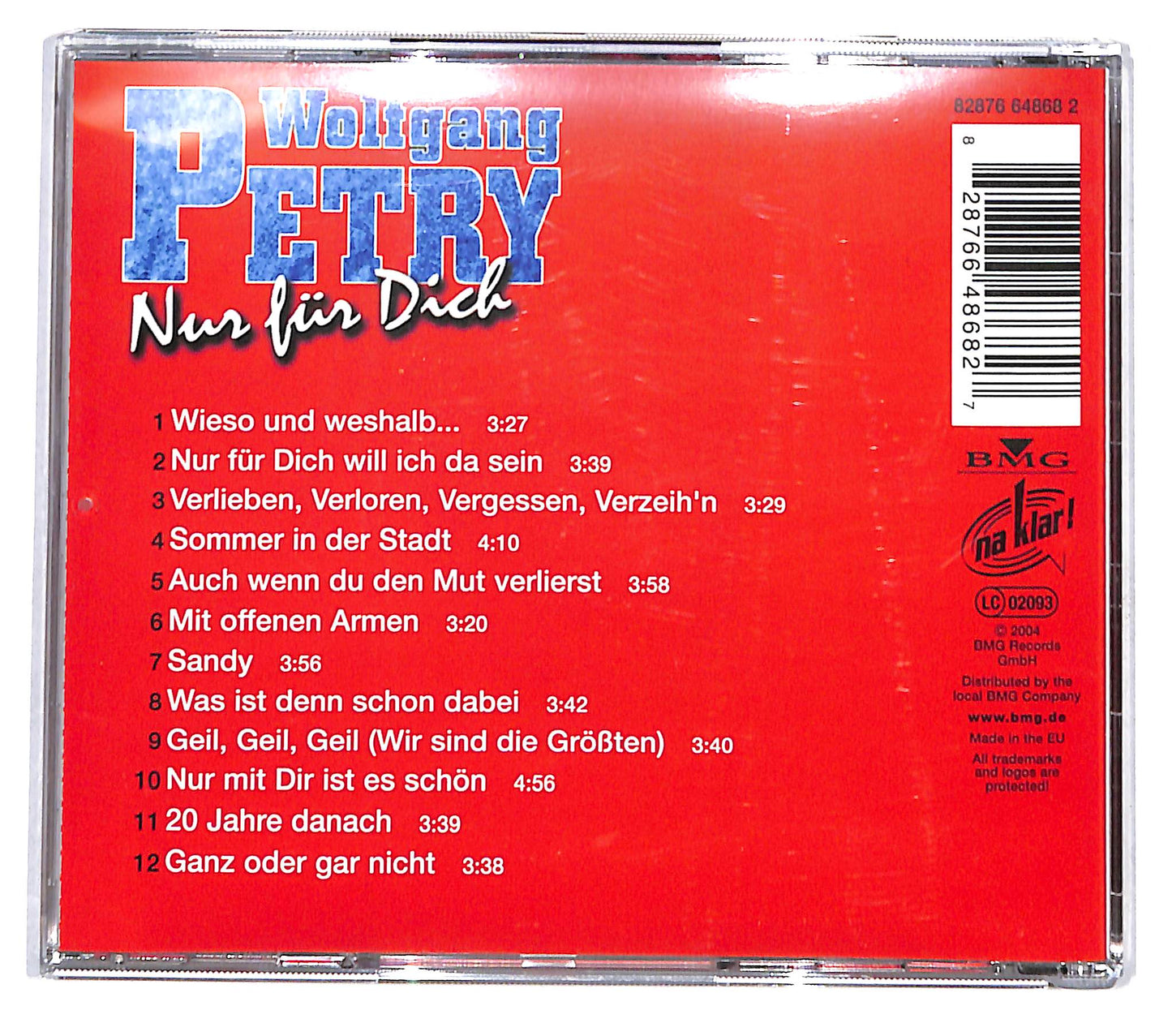 EBOND Wolfgang Petry - Nur Fur Dich CD CB074053