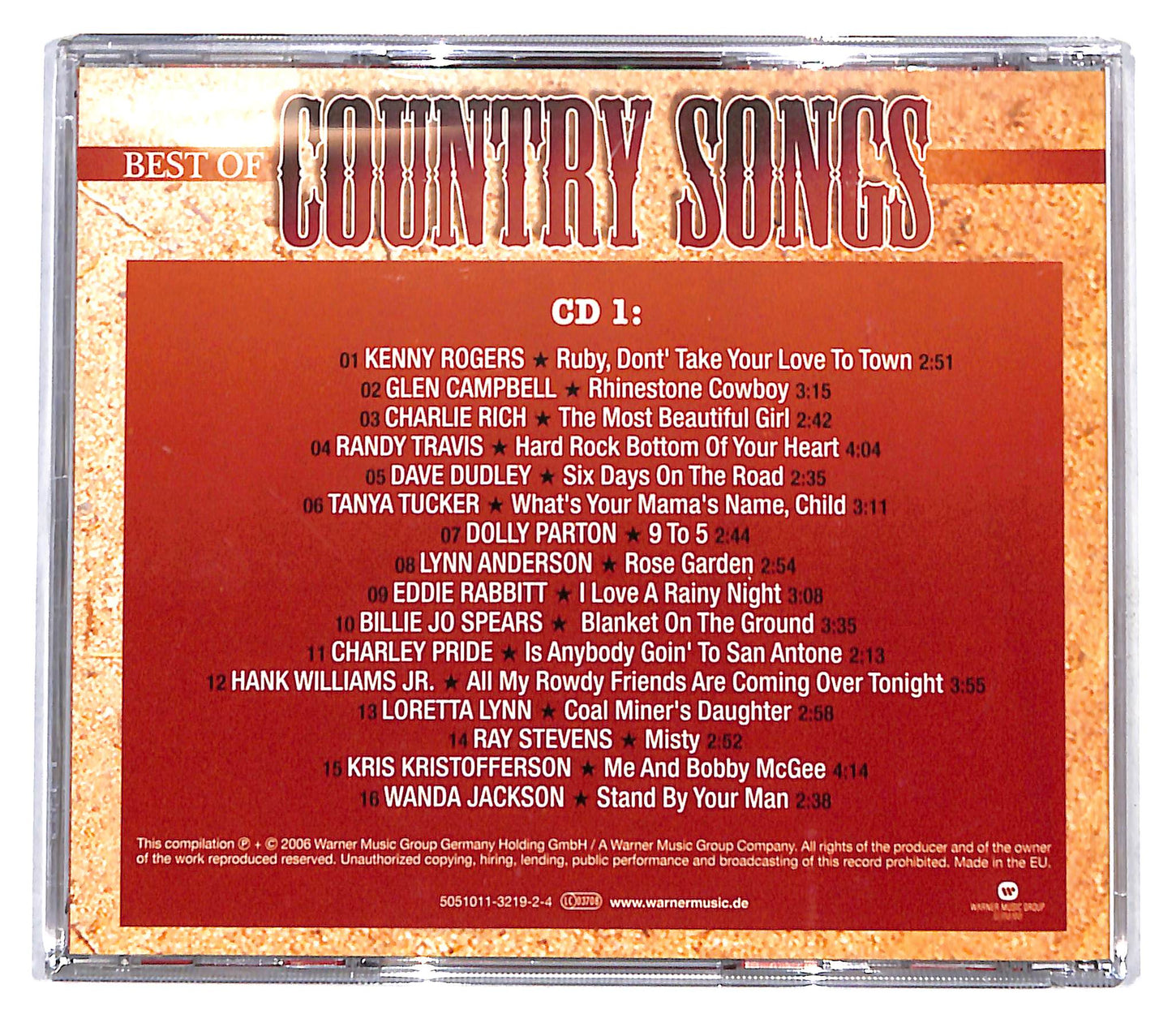 EBOND Various - Best Of Country Songs vol.1 CD CB074057
