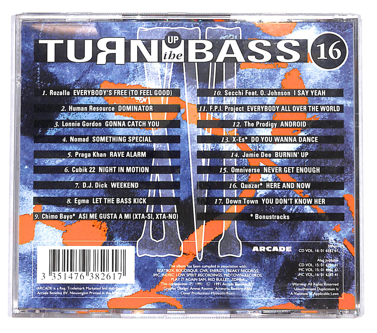 EBOND Various - Turn Up The Bass Volume 16 CD CB074505
