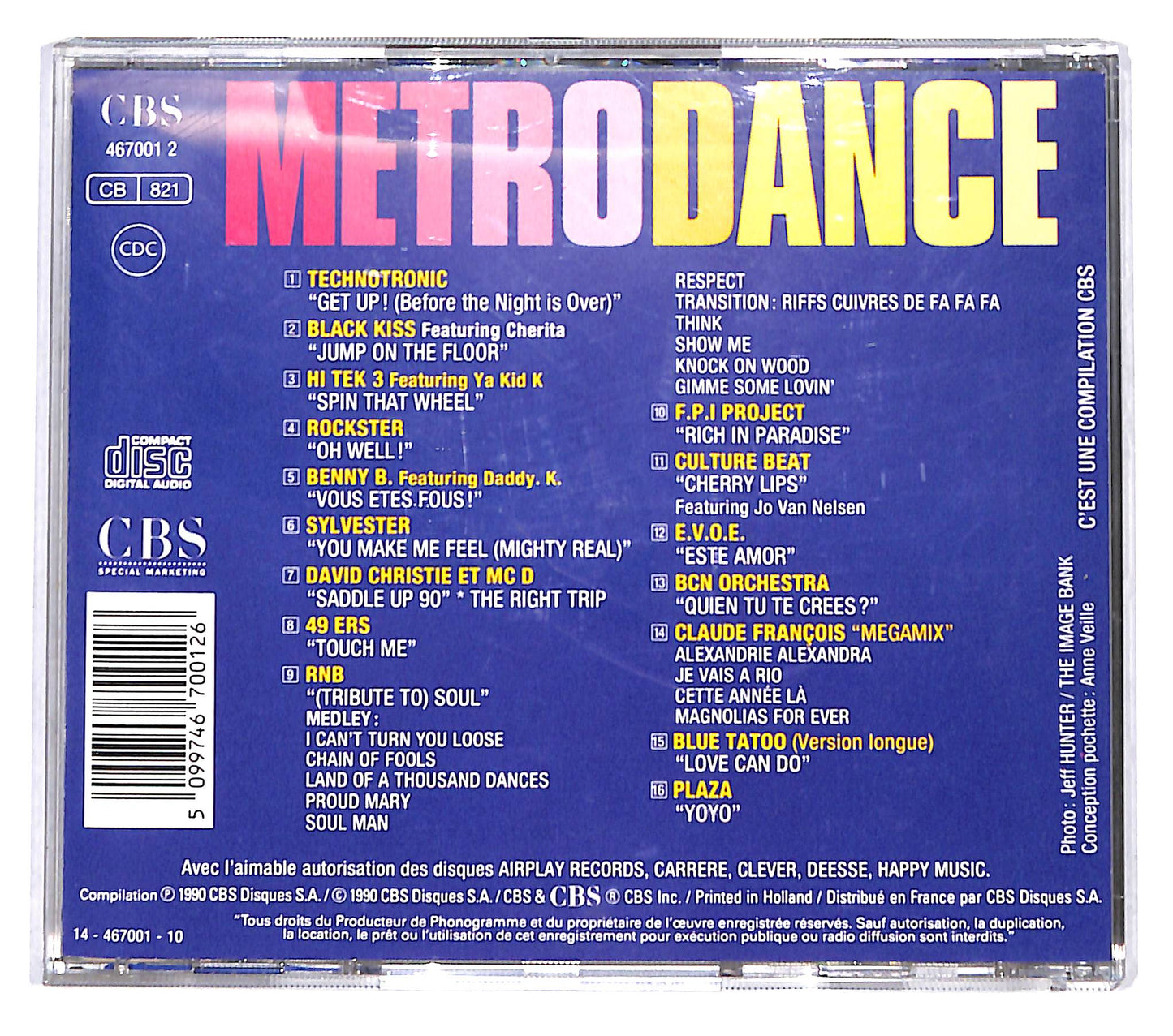 EBOND Various - Metrodance CD CB074506