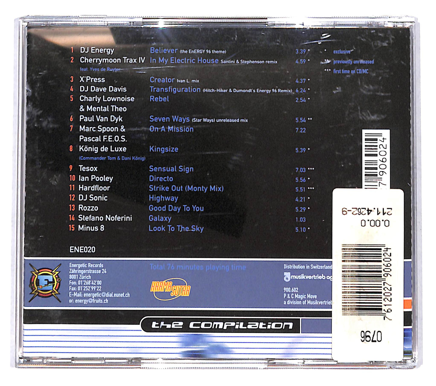 EBOND Various - Energy 96 - The Compilation CD CB074521