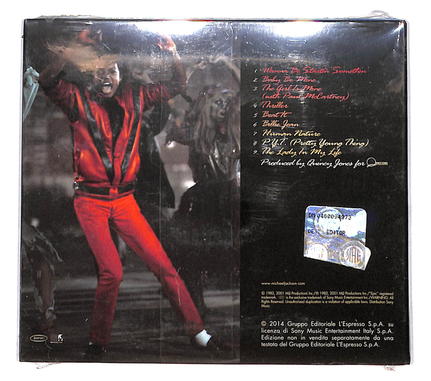 EBOND Micheal Jackson - Thriller DIGIPACK CD CB074524