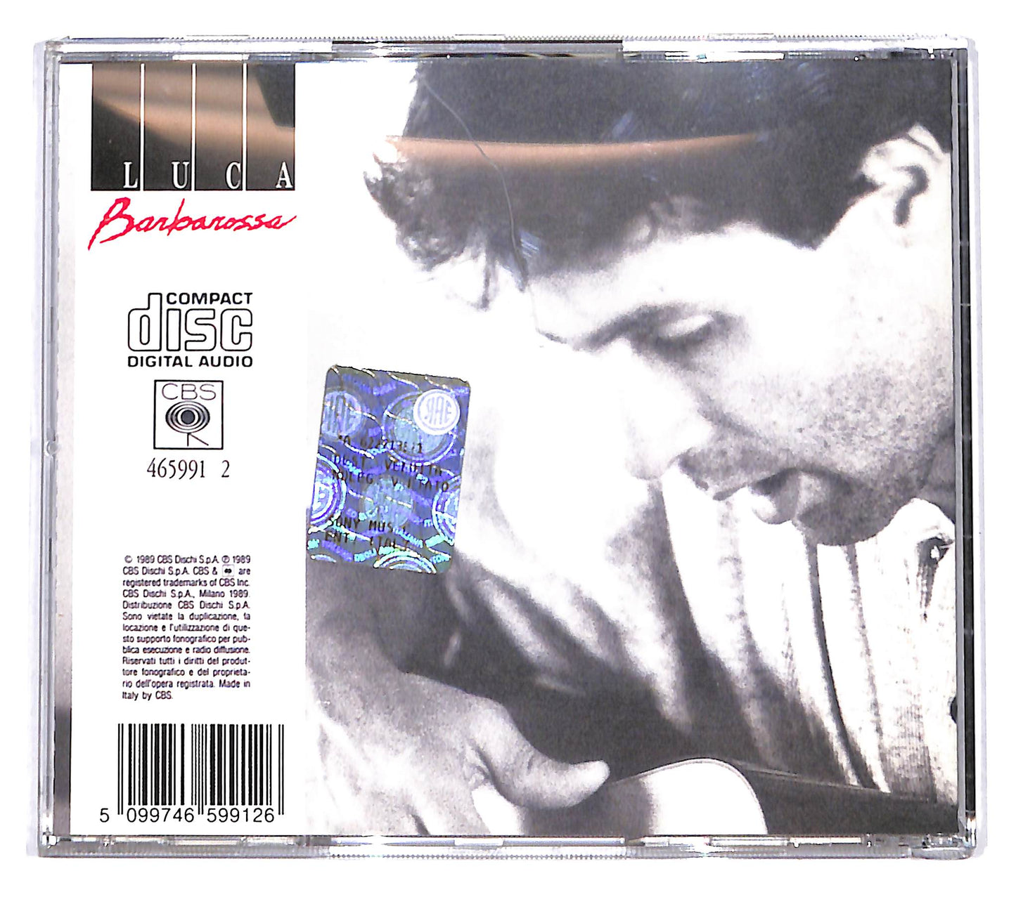 EBOND Luca Barbarossa - Al Di La Del Muro CD CB074525