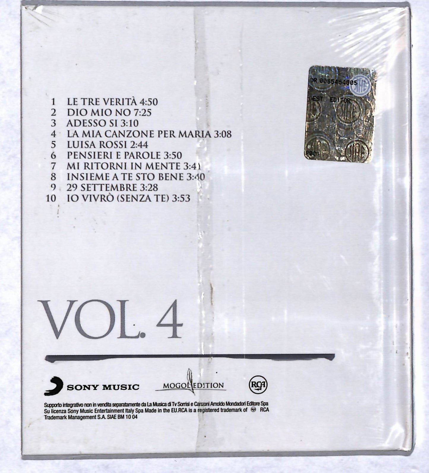 EBOND Lucio Battisti - Lucio Battisti Vol. 4 CD CB074533