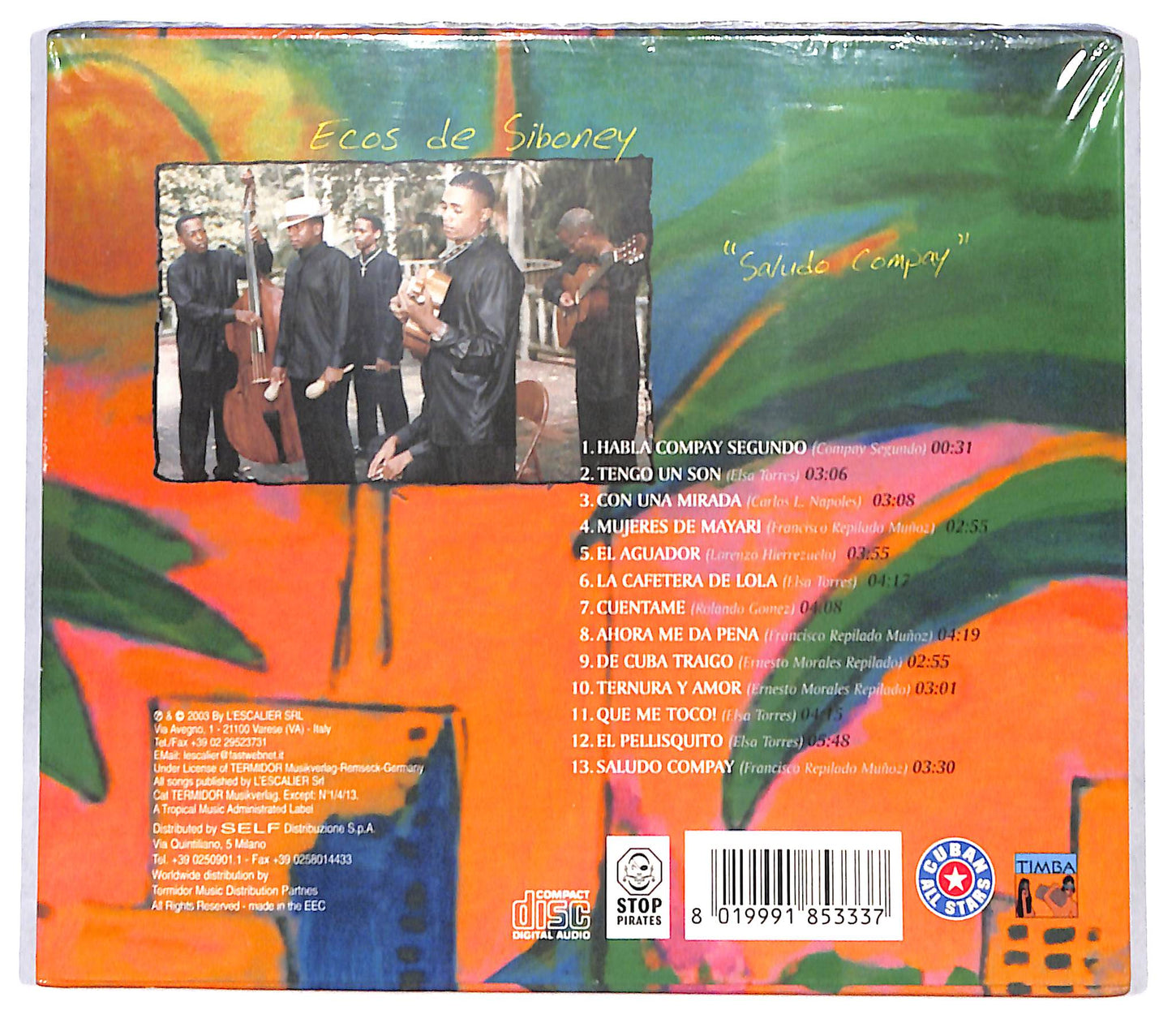 EBOND Ecos De Siboney - Saludo Compay CD CB074535