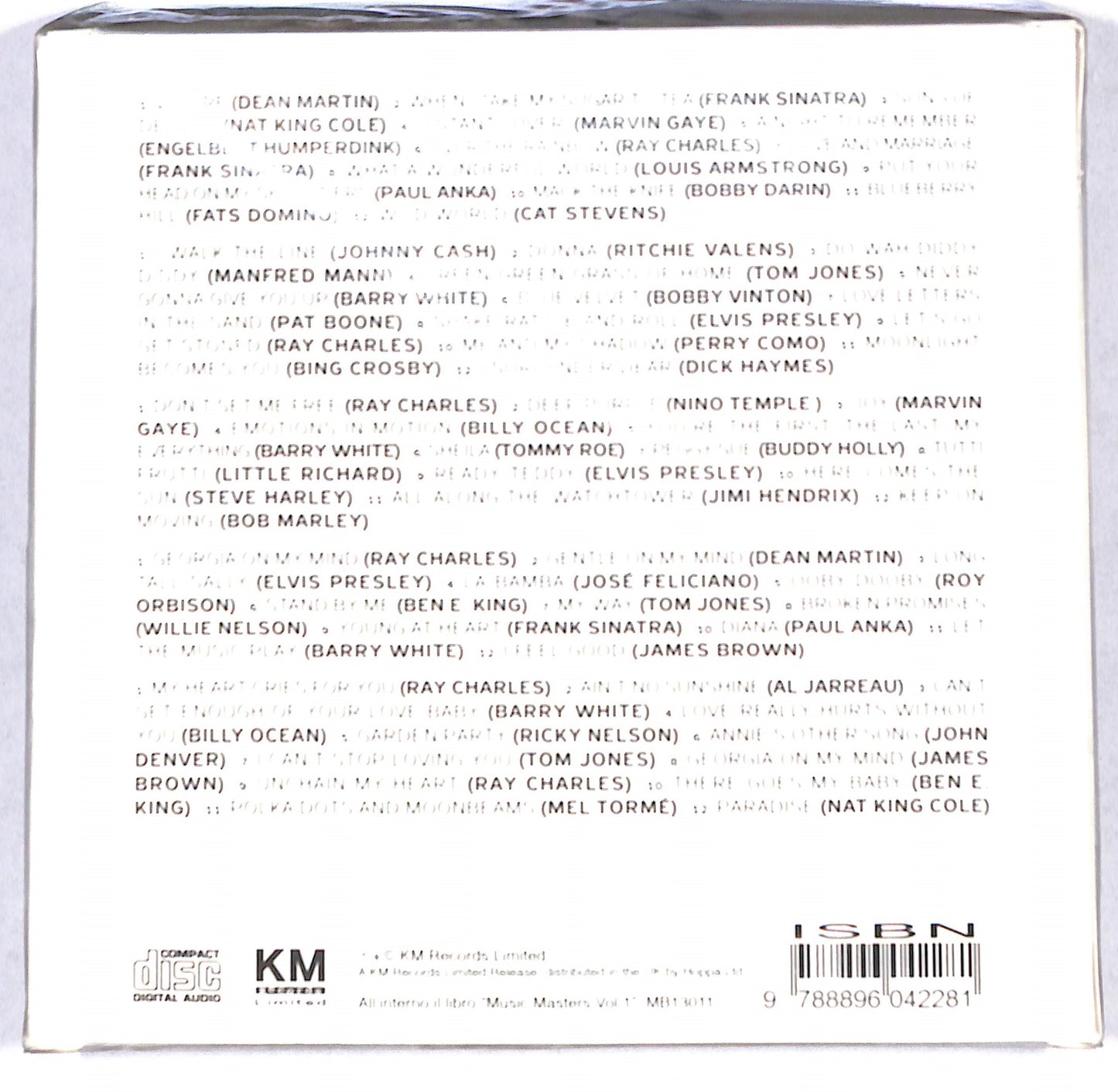 EBOND Various - Music Masters vol 1 Best Hits Men Singers CD CB074536