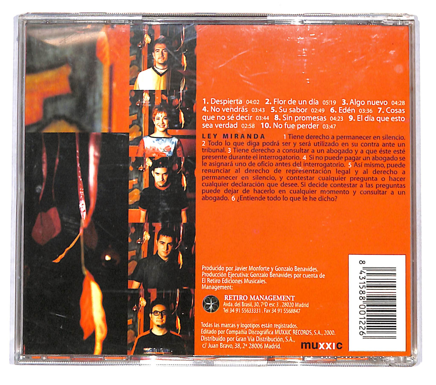 EBOND Miranda Warning - Miranda Warning CD CB074714