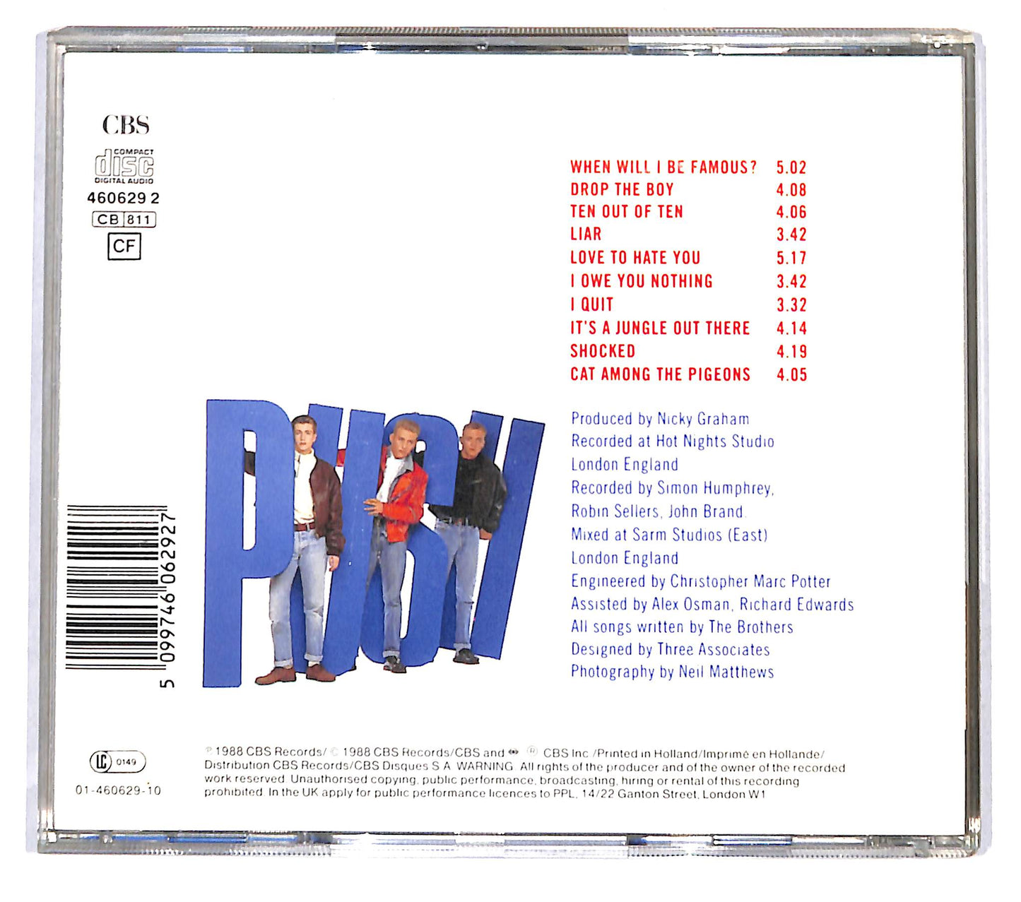 EBOND Bros - Push CD CB074717