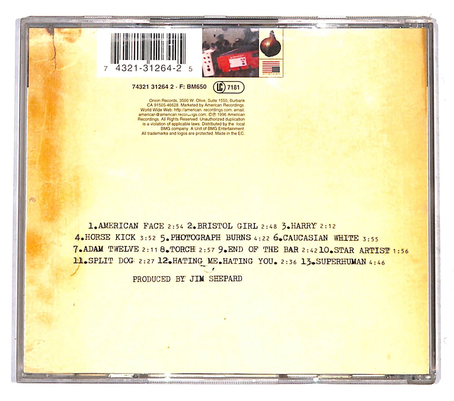 EBOND V.3 - Photograph Burns CD CB074904