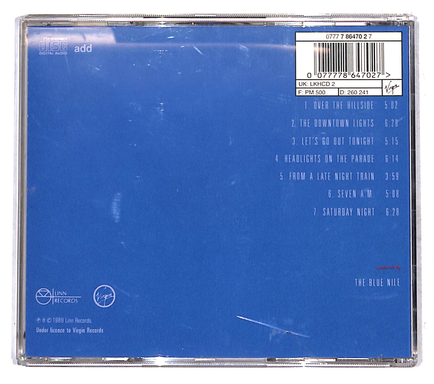 EBOND The Blue Nile - Hats CD CB074907