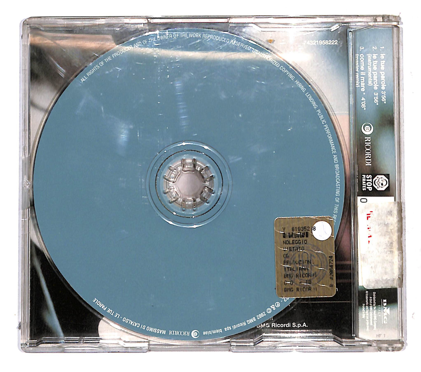 EBOND Massimo Di Cataldo - Le Tue Parole CD CB074913