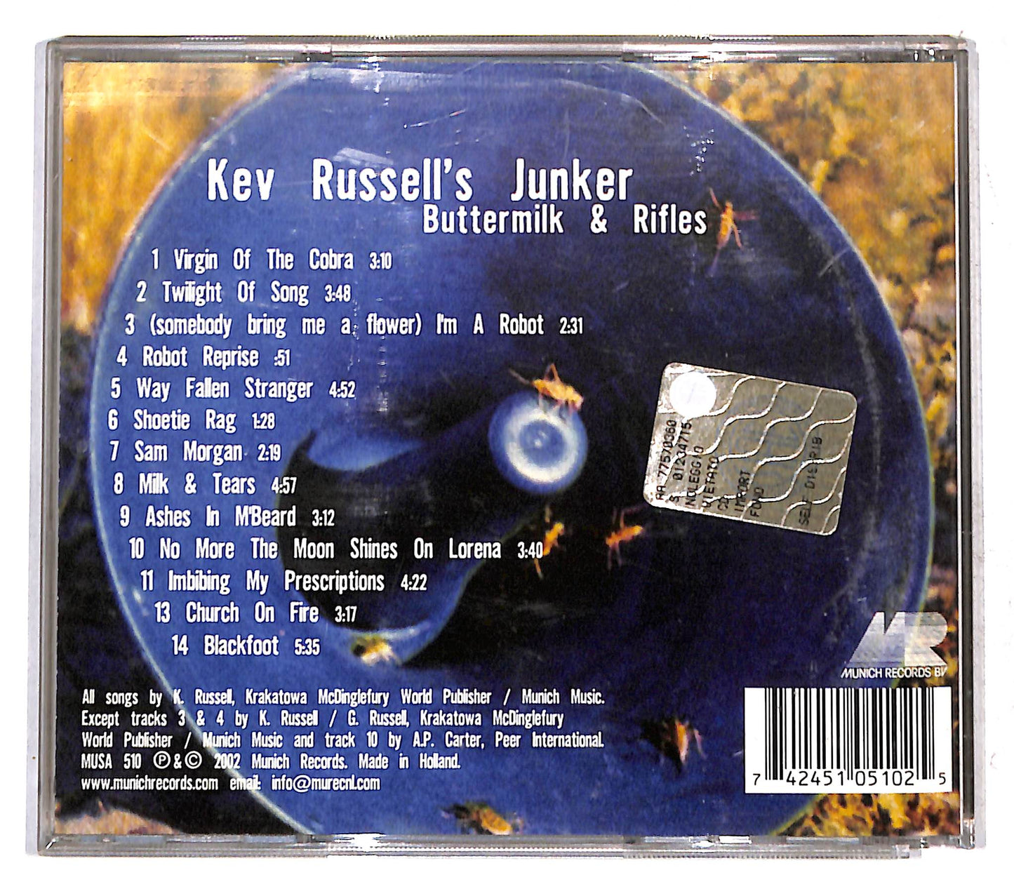 EBOND Kev Russell's Junker - Buttermilk & Rifles CD CB074926