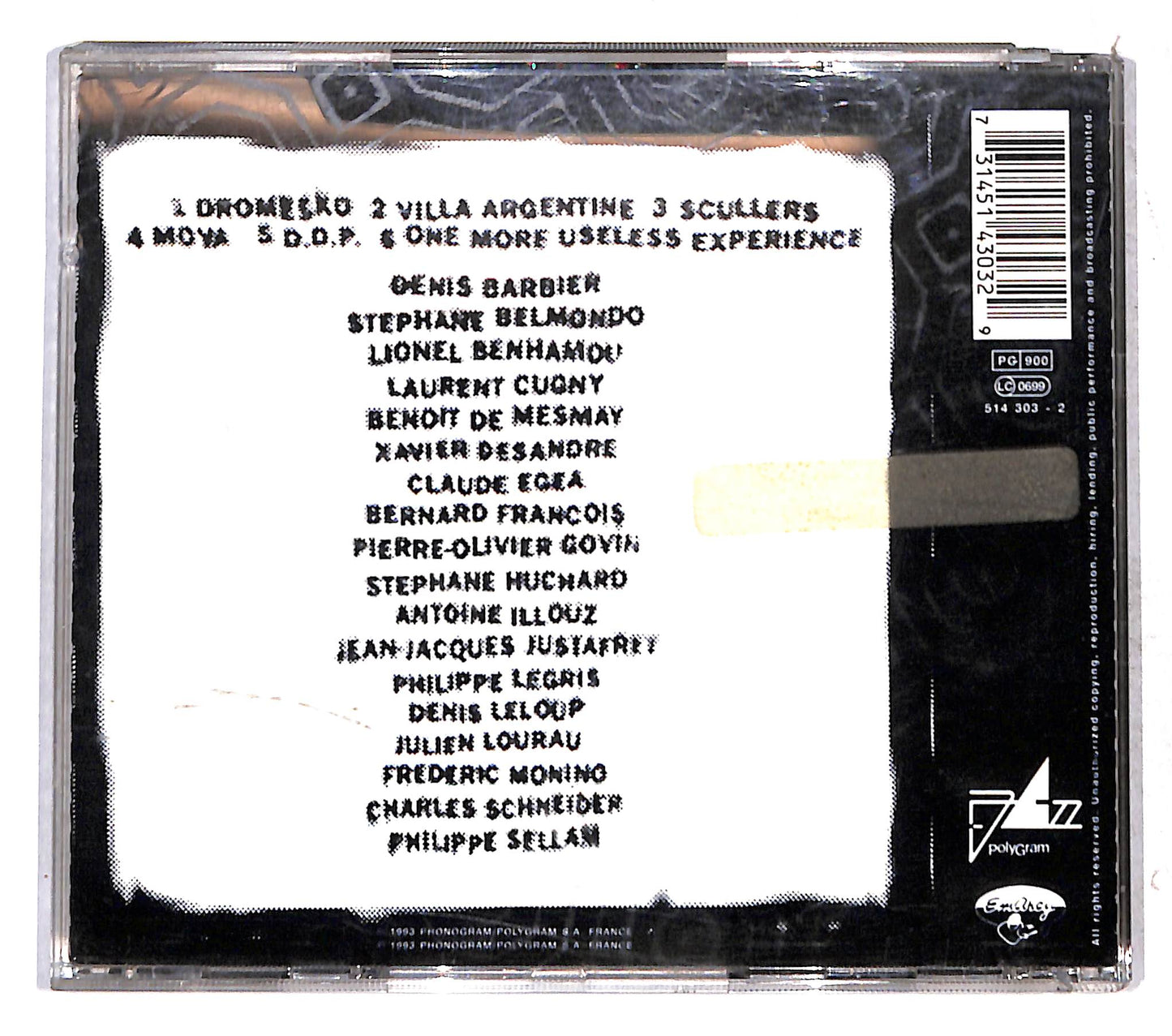 EBOND Laurent Cugny , Big Band Lumiere - Dromesko CD CB074936