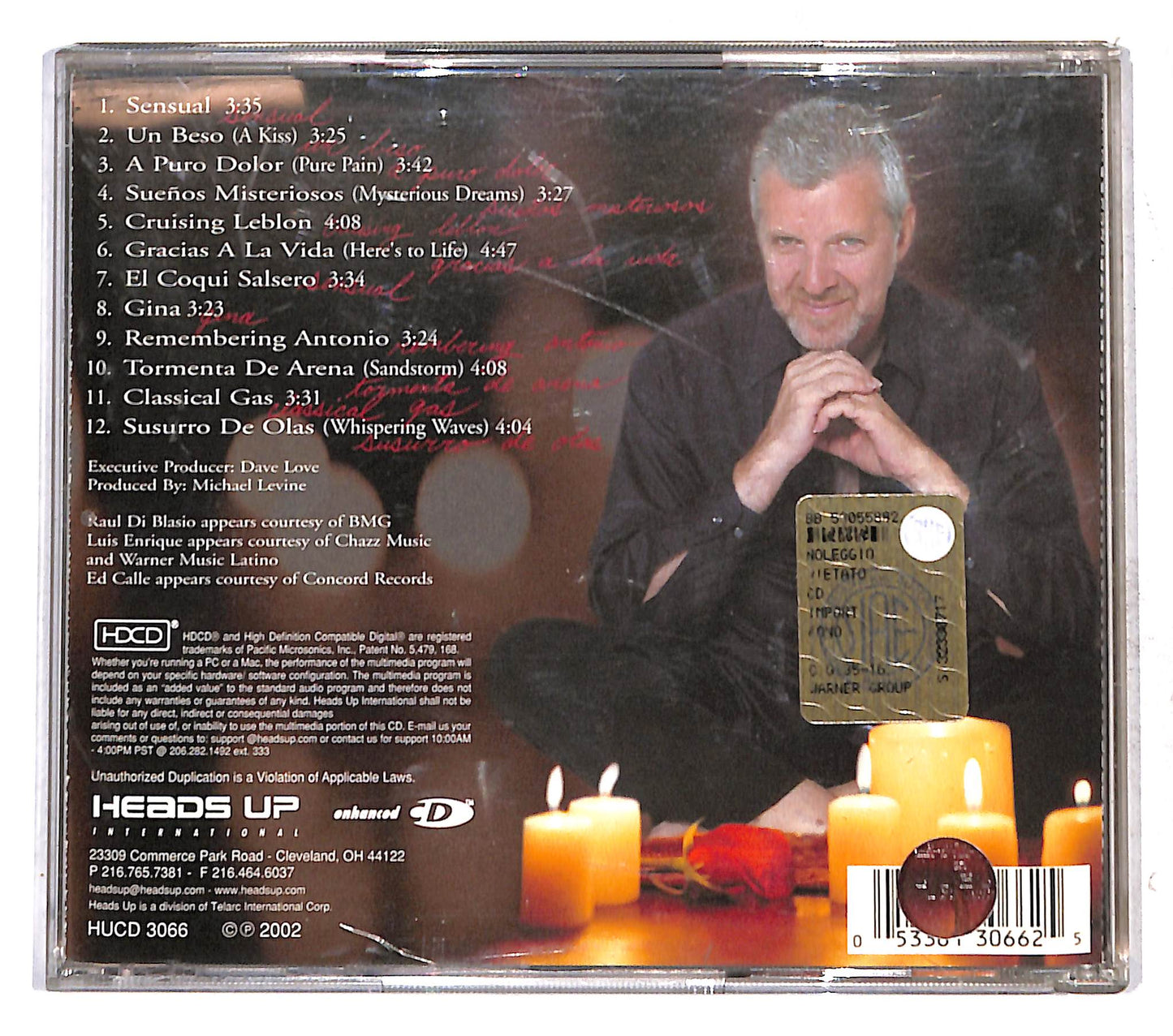 EBOND Roberto Perera - Sensual CD CB074949