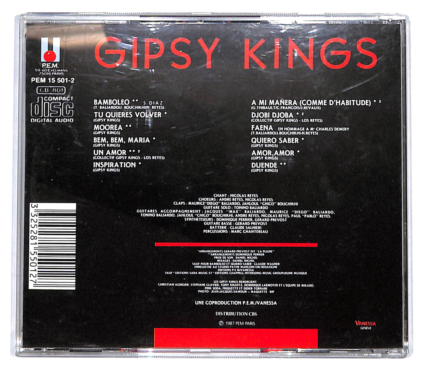 EBOND Gipsy Kings - Gipsy Kings CD CB094505
