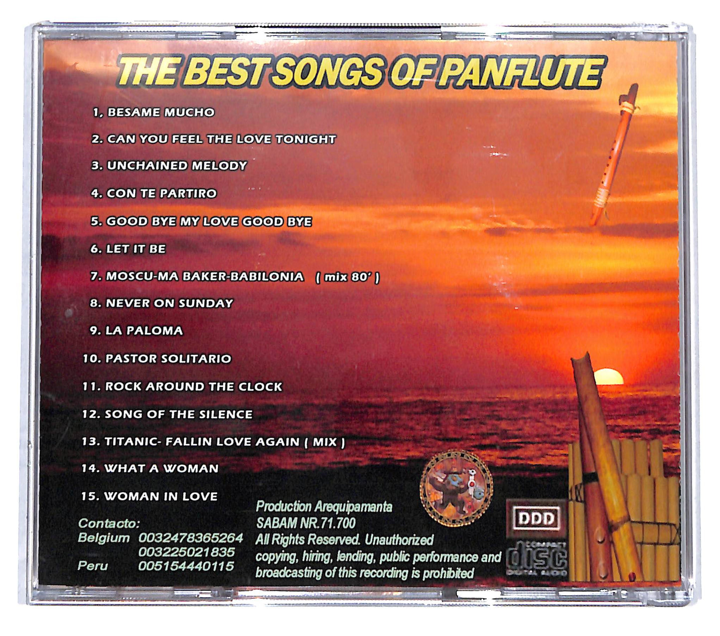 EBOND Various - The Best Songs Of Panflute CD CB094509