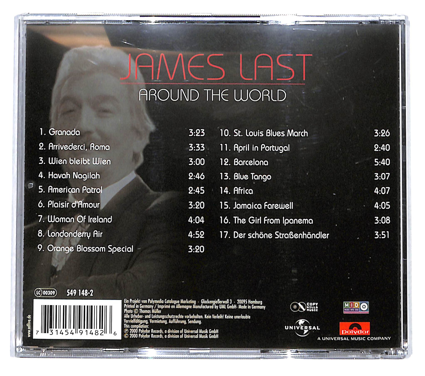 EBOND James Last - International Super Hits Around the world vol.3 CD CB094516