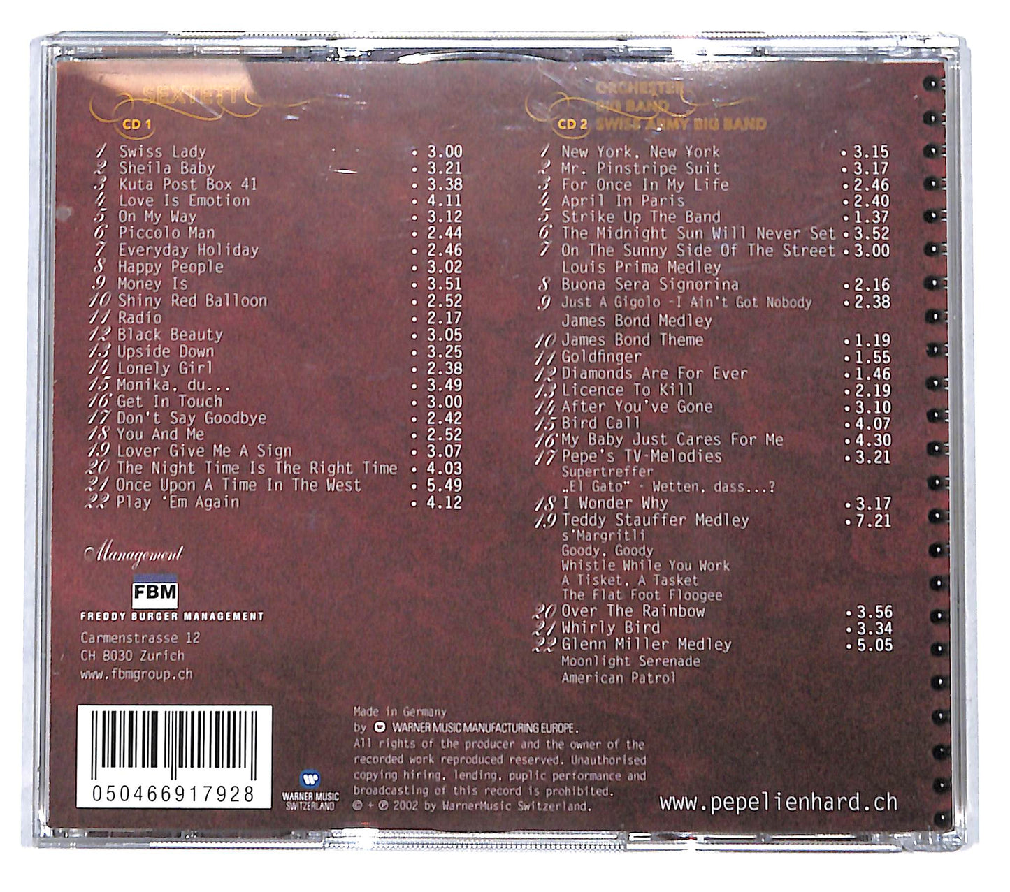 EBOND Pepe Lienhard - Music is my life CD CB094518