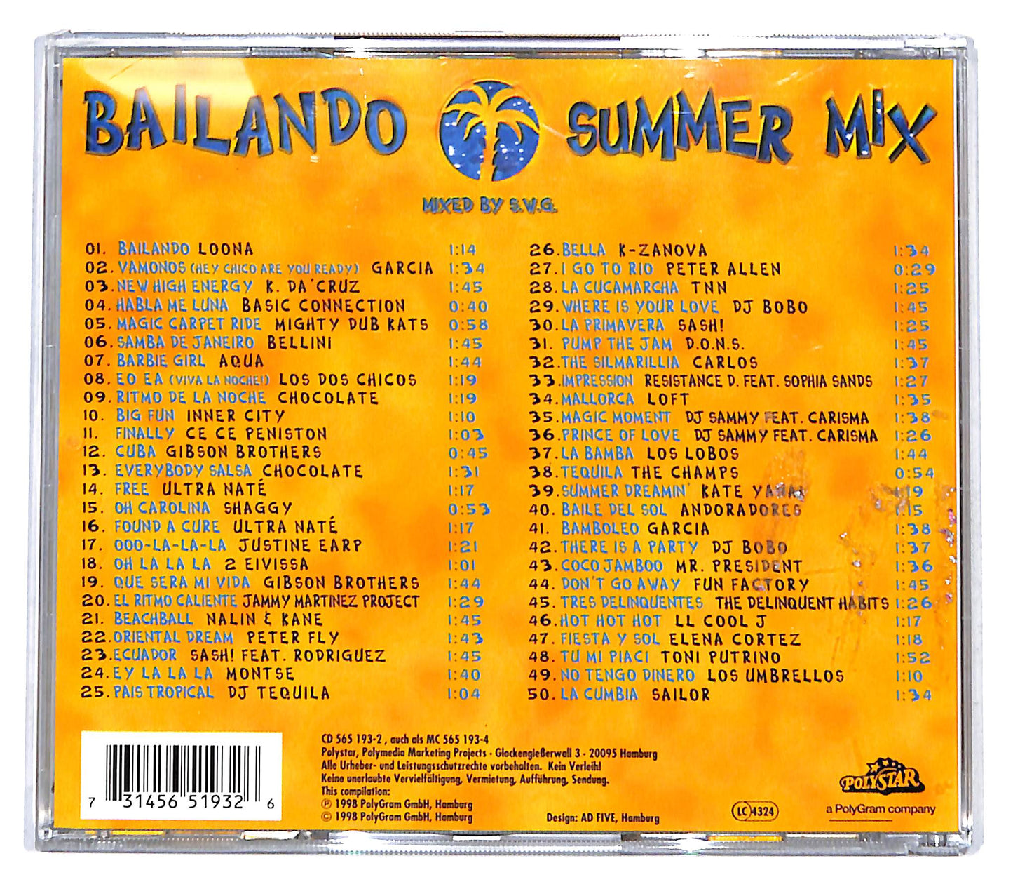 EBOND S.W.G. - Bailando Summer Mix CD CB094525