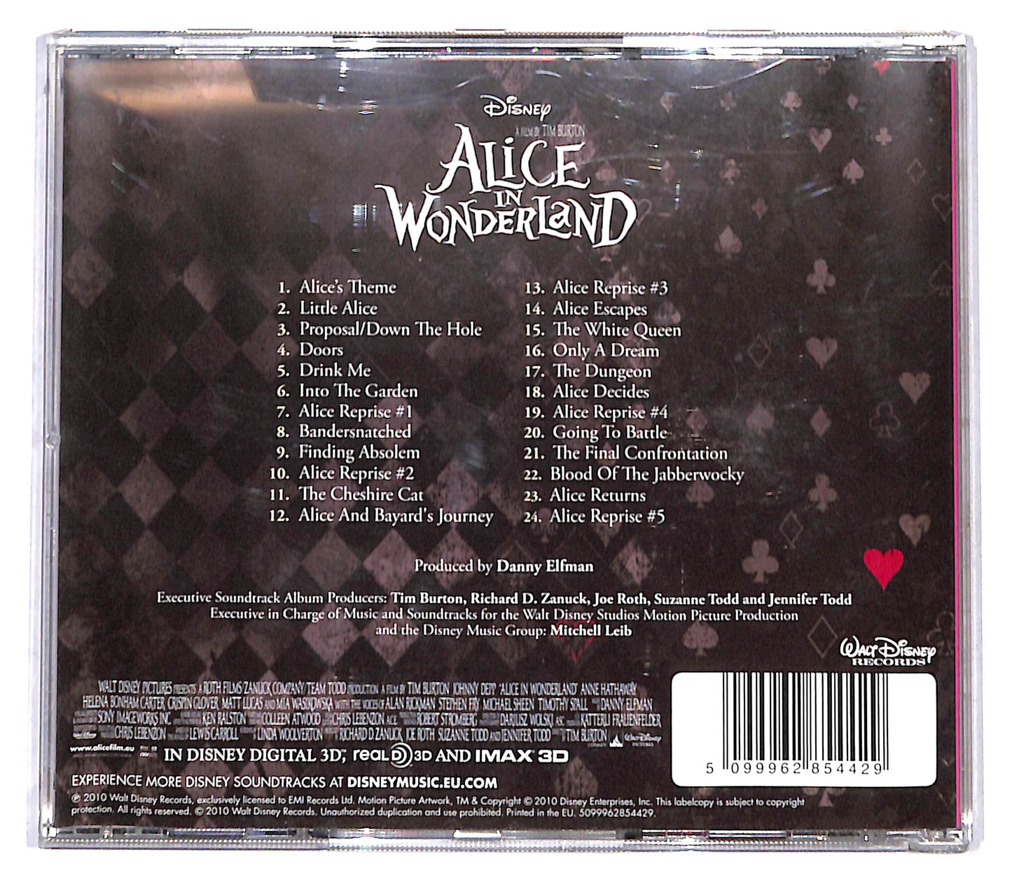 EBOND Danny Elfman - Alice In Wonderland (Soundtrack) CD CB094534