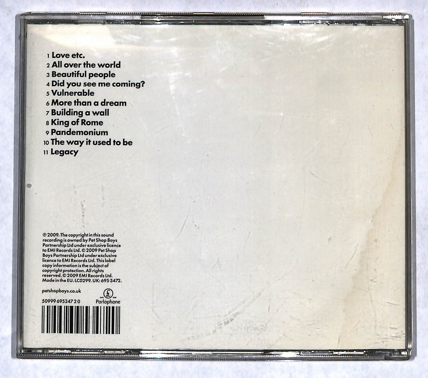 EBOND Pet Shop Boys - Yes CD CB094547