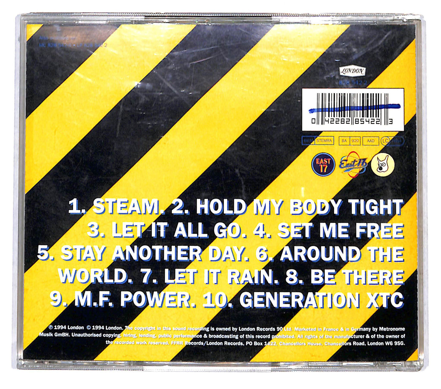 EBOND East 17 - Steam CD CB094552