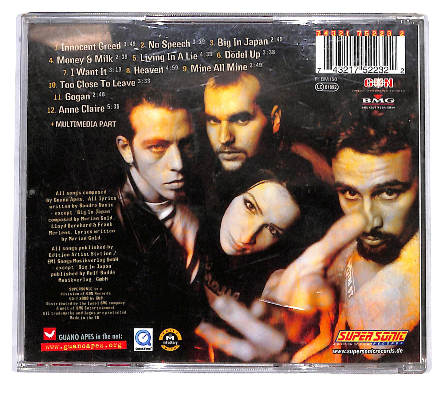 EBOND Guano Apes - Don't Give Me Names CD CB094561