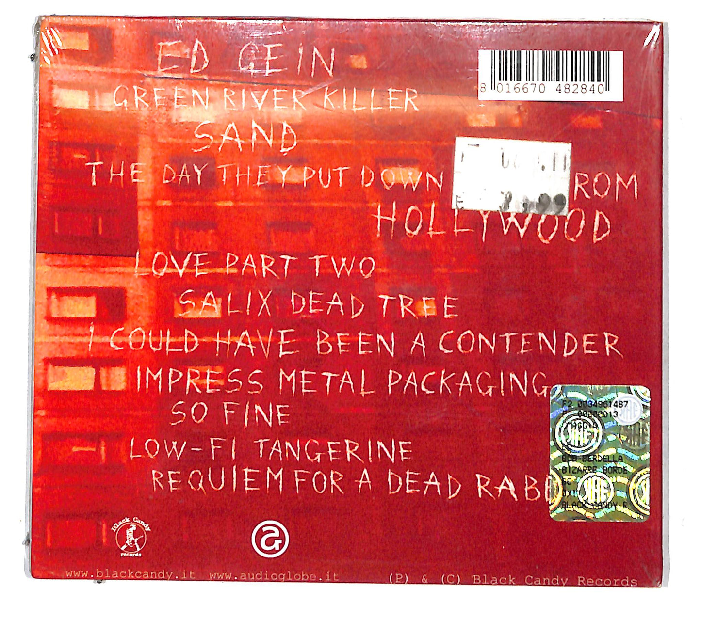 EBOND Slugs - Bob Berdella Bizarre Bordello DIGIPACK CD CB109513