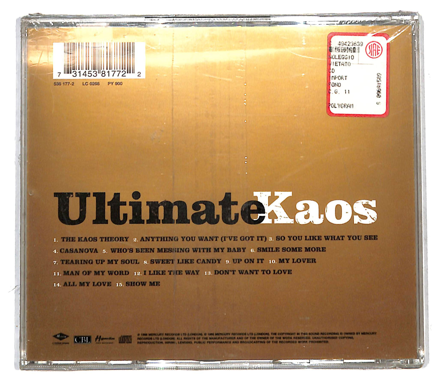 EBOND UltimateKaos - The Kaos Theory CD CB109522
