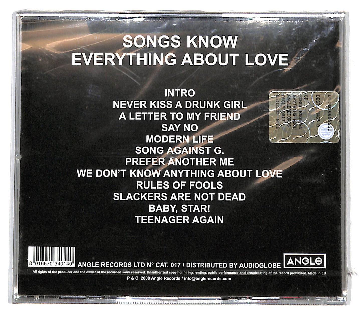 EBOND The Pink Rays - Songs Know Everything About Love CD CB109524