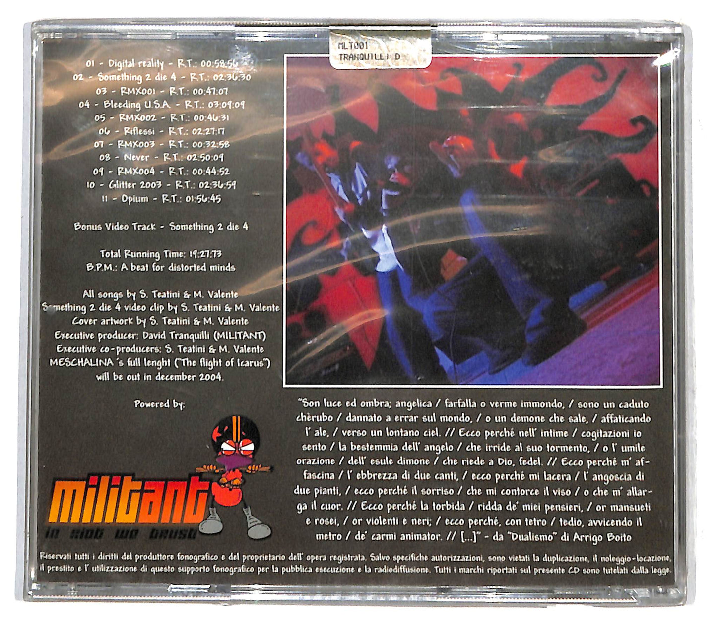 EBOND Meschalina - Something 2 Die 4 CD CB109530