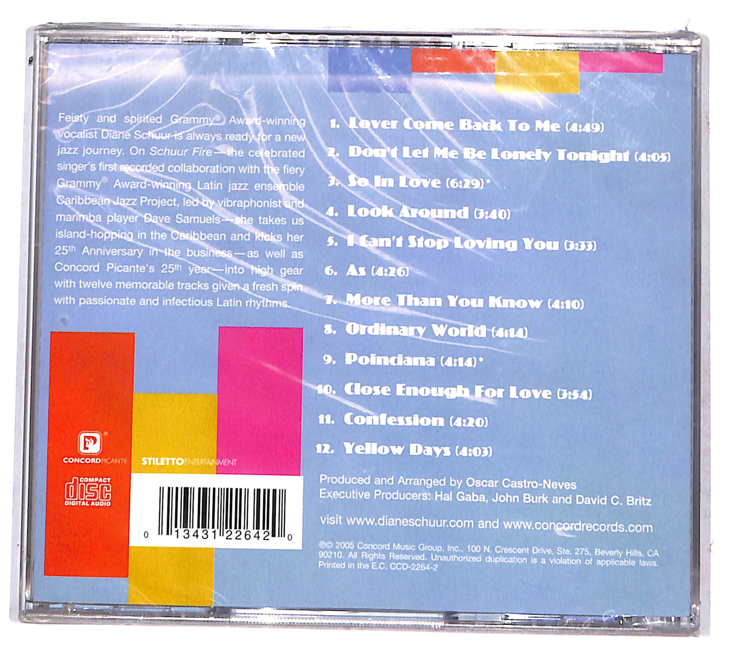 EBOND Diane Schuur Featuring Caribbean Jazz Project - Schuur Fire CD CB109562