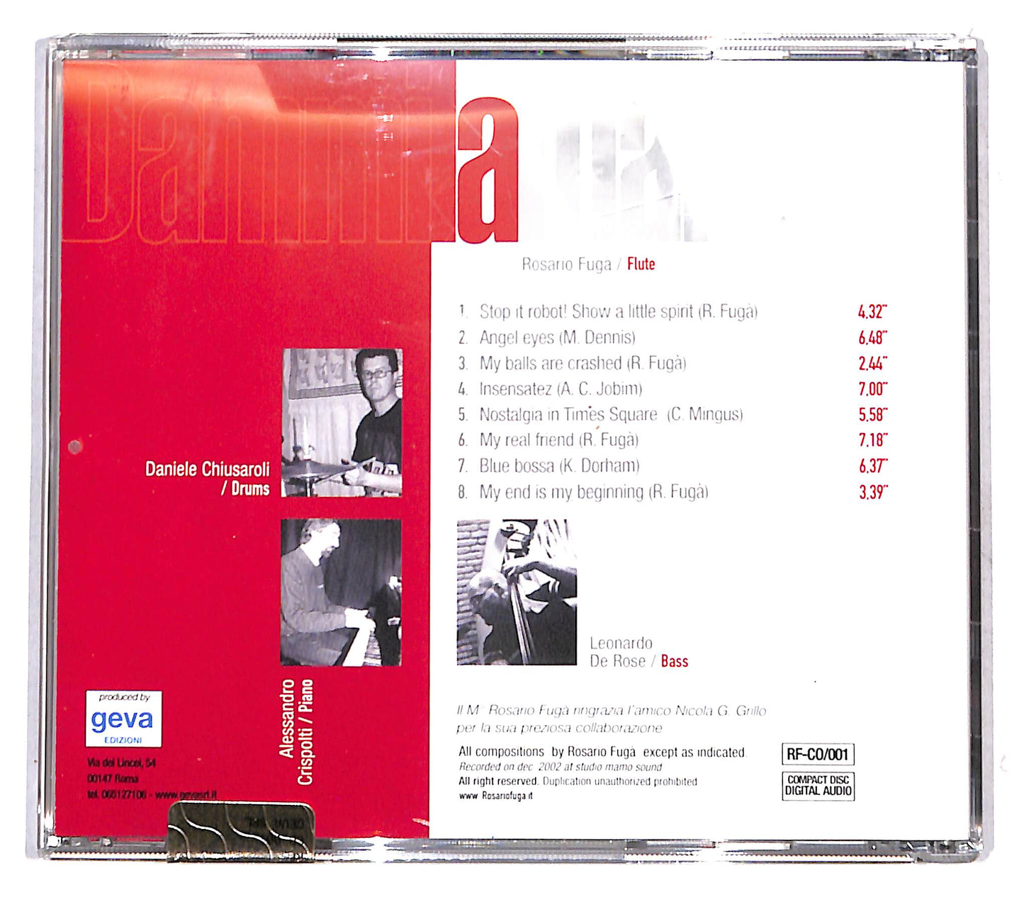 EBOND Rosario Fuga & quartet - dammi la mano CD CB109566