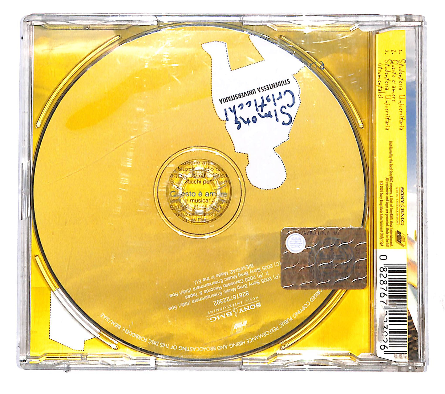 EBOND Simone Cristicchi - Studentessa Universitaria CD CB109701