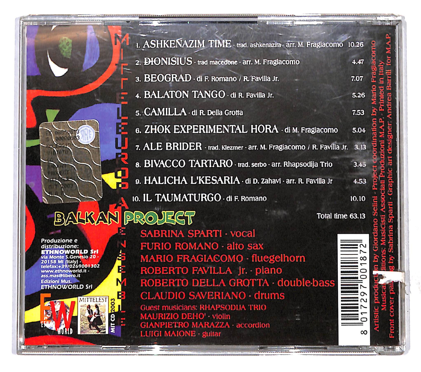 EBOND Mitteleuropa Ensemble - Balkan Project CD CB109715